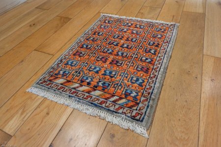 Hand-Knotted Chubi Rug From Afghanistan