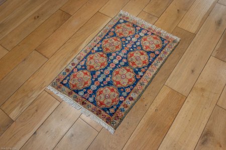 Hand-Knotted Chubi Rug From Afghanistan
