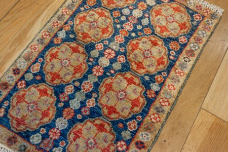 Hand-Knotted Chubi Rug From Afghanistan