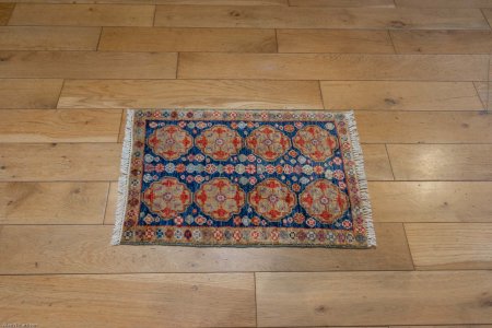 Hand-Knotted Chubi Rug From Afghanistan