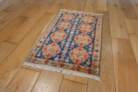 Hand-Knotted Chubi Rug From Afghanistan