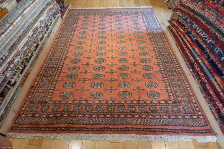 Hand-Knotted Bokhara Rug From Pakistan