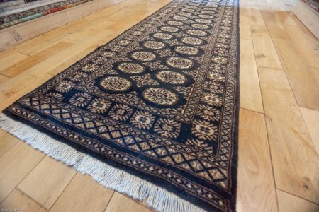 Hand-Knotted Bokhara Runner From Pakistan