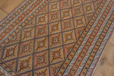 Hand-Knotted Fine Mushwani Runner From Afghanistan