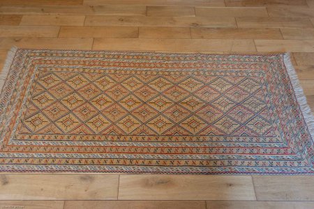 Hand-Knotted Fine Mushwani Runner From Afghanistan