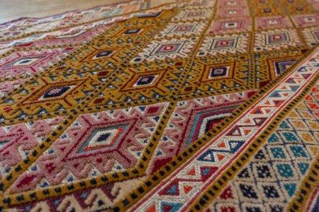 Hand-Knotted Fine Mushwani Runner From Afghanistan