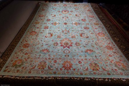 Hand-Knotted Sultanabad Rug From Afghanistan