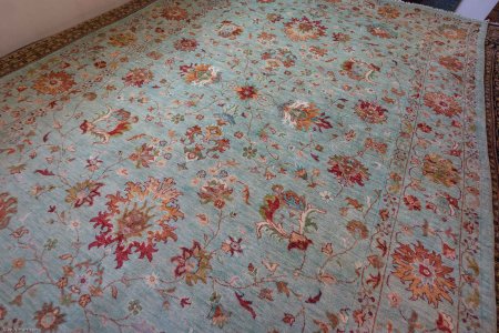 Hand-Knotted Sultanabad Rug From Afghanistan