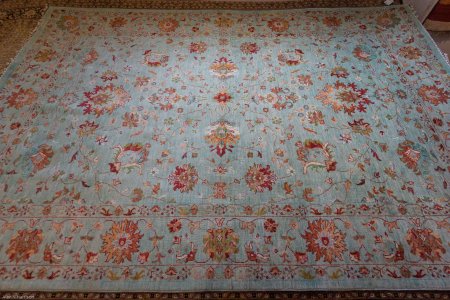 Hand-Knotted Sultanabad Rug From Afghanistan