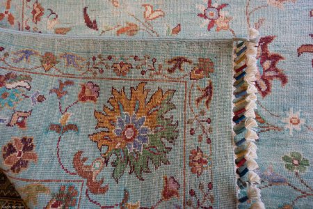 Hand-Knotted Sultanabad Rug From Afghanistan