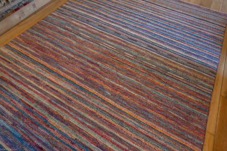 Hand-Knotted Berber Natural Rug From Afghanistan