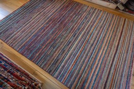 Hand-Knotted Berber Natural Rug From Afghanistan