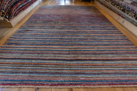 Hand-Knotted Berber Natural Rug From Afghanistan