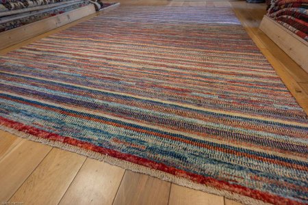 Hand-Knotted Berber Natural Rug From Afghanistan