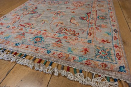 Hand-Knotted Sultanabad Rug From Afghanistan