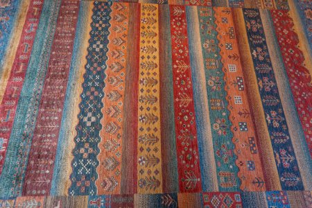 Hand-Knotted Loribaft Rug From Afghanistan
