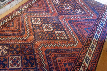 Hand-Knotted Luri Rug From Iran (Persian)