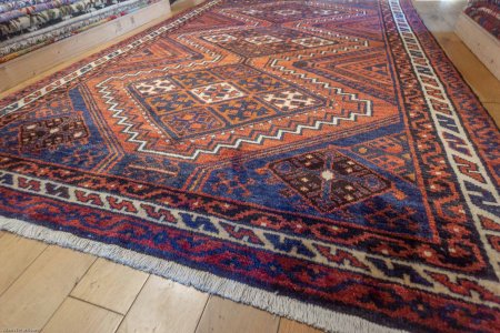 Hand-Knotted Luri Rug From Iran (Persian)