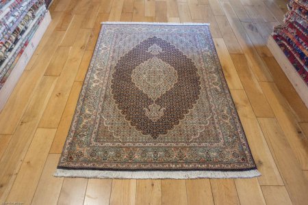 Hand-Knotted Tabriz Rug From Iran (Persian)