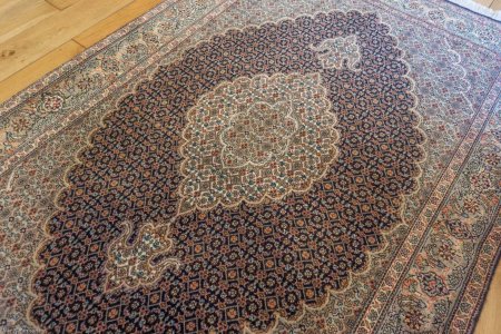 Hand-Knotted Tabriz Rug From Iran (Persian)