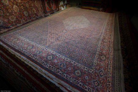 Hand-Knotted Bidjar Rug From Iran (Persian)