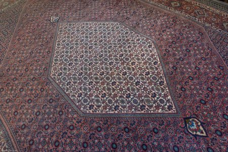 Hand-Knotted Bidjar Rug From Iran (Persian)