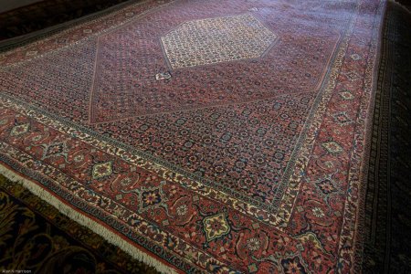 Hand-Knotted Bidjar Rug From Iran (Persian)