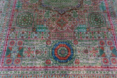 Hand-Knotted Fine Mamluk Rug From Afghanistan
