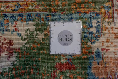 Hand-Knotted Fine Mamluk Rug From Afghanistan
