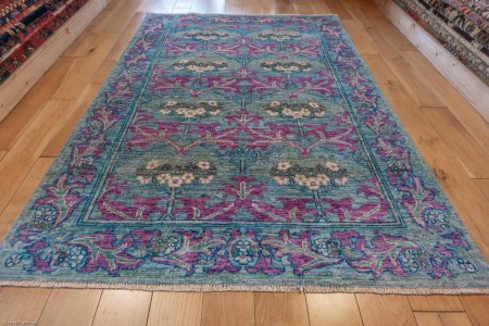 Hand-Knotted Arts&crafts Rug From Pakistan