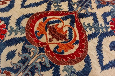 Hand-Knotted Arts&crafts Rug From Pakistan