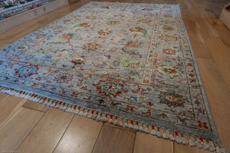 Hand-Knotted Sultanabad Rug From Afghanistan