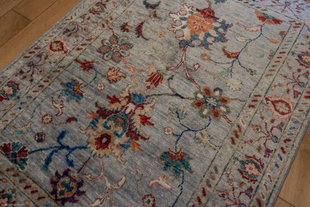 Hand-Knotted Sultanabad Rug From Afghanistan