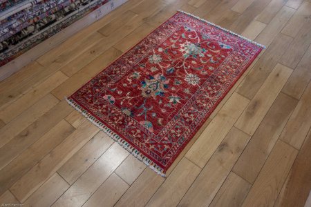 Hand-Knotted Sultanabad Rug From Afghanistan
