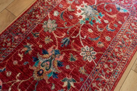 Hand-Knotted Sultanabad Rug From Afghanistan