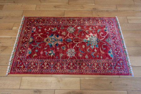 Hand-Knotted Sultanabad Rug From Afghanistan