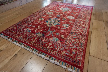 Hand-Knotted Sultanabad Rug From Afghanistan
