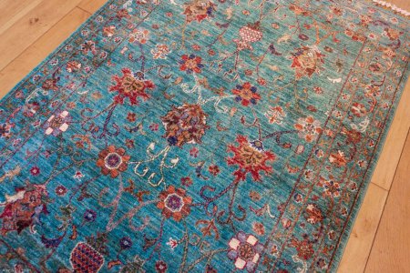 Hand-Knotted Sultanabad Rug From Afghanistan