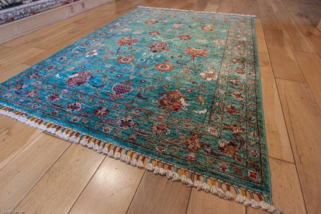 Hand-Knotted Sultanabad Rug From Afghanistan