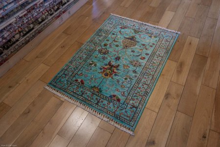 Hand-Knotted Sultanabad Rug From Afghanistan
