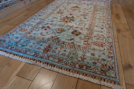 Hand-Knotted Sultanabad Rug From Afghanistan