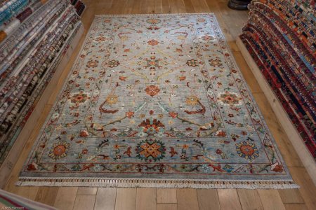 Hand-Knotted Sultanabad Rug From Afghanistan