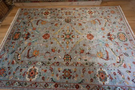 Hand-Knotted Sultanabad Rug From Afghanistan