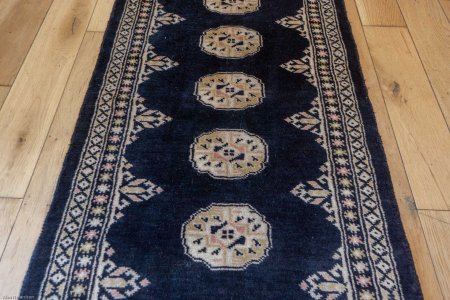 Hand-Knotted Bokhara Runner From Pakistan
