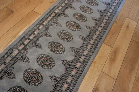 Hand-Knotted Bokhara Runner From Pakistan