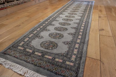 Hand-Knotted Bokhara Runner From Pakistan