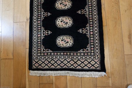 Hand-Knotted Bokhara Runner From Pakistan