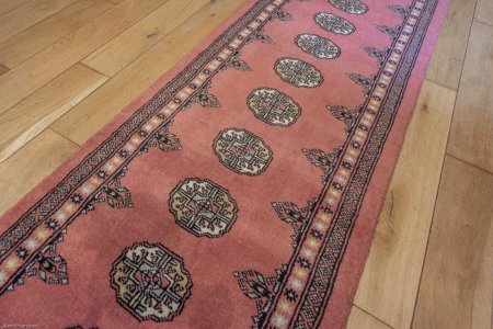 Hand-Knotted Bokhara Runner From Pakistan