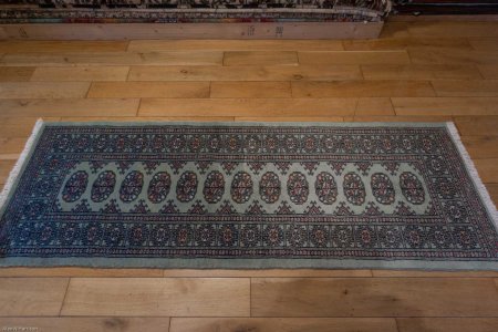 Hand-Knotted Bokhara Runner From Pakistan