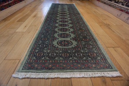 Hand-Knotted Bokhara Runner From Pakistan
